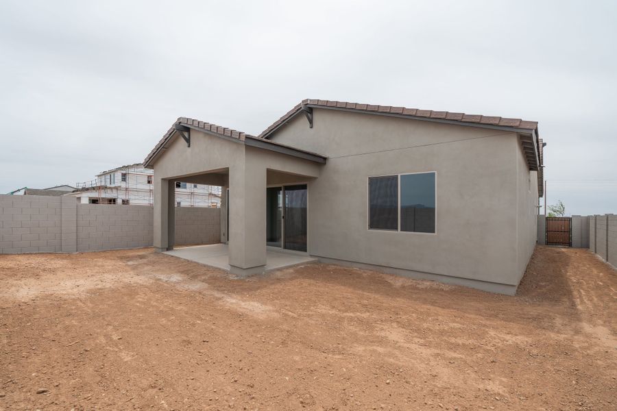 Exterior details and patio area of a home in Soleo, San Tan Valley (Image 3). Exterior details and patio area of a home in Soleo, San Tan Valley (Image 3).