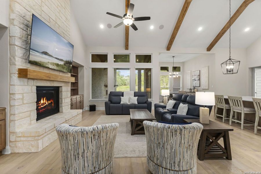 Furnished interior view inside a new home in Waldsanger, New Braunfels (Image 25).