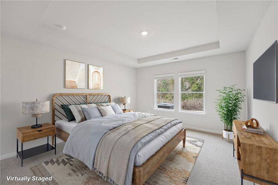 Furnished interior view inside a new home in Westmont Preserve, Powder Springs (Image 15).
