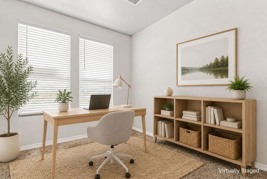 Furnished interior view inside a new home in Paseos Del Este, El Paso (Image 8).