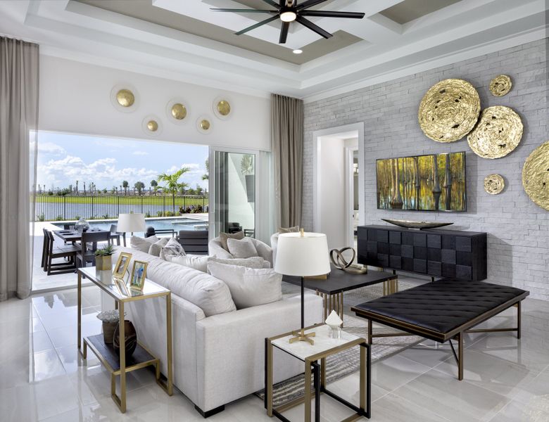 Furnished interior view inside a new home in Westlake, Westlake (Image 15).