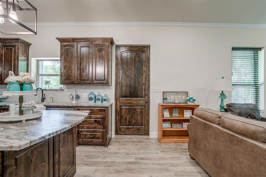 Furnished interior view inside a new home in , Perrin (Image 17).