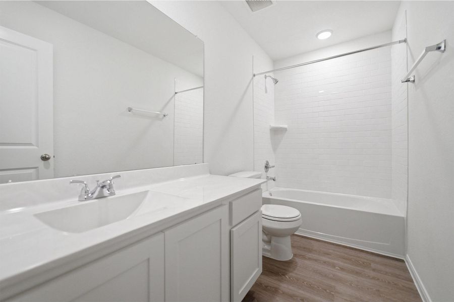 Furnished interior view inside a new home in The Canopies, Splendora (Image 10).