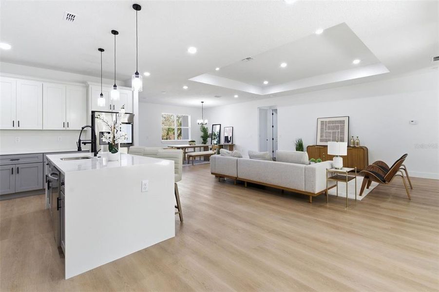Furnished interior view inside a new home in , Orlando (Image 16).