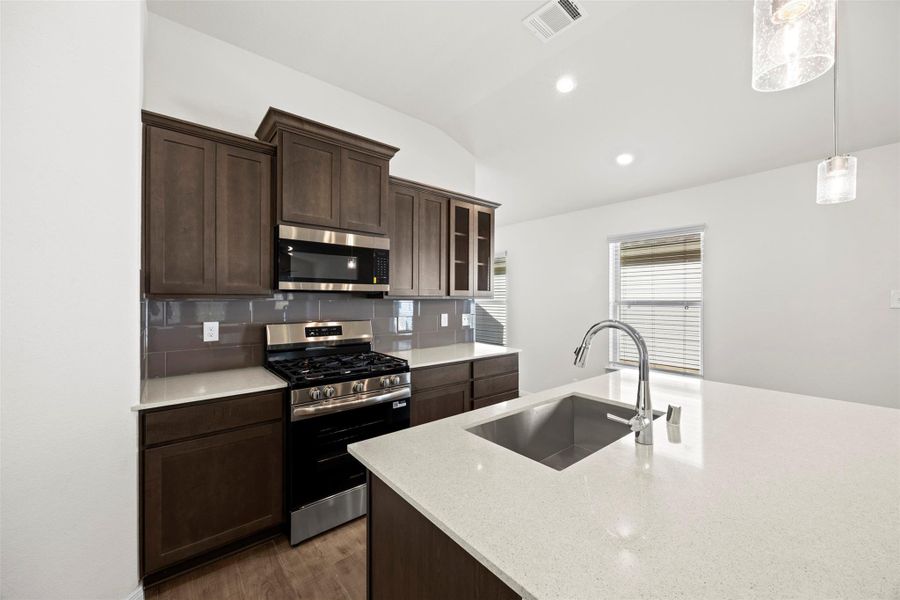 Furnished interior view inside a new home in Enclave at Dobbin, Magnolia (Image 18). Furnished interior view inside a new home in Enclave at Dobbin, Magnolia (Image 18).