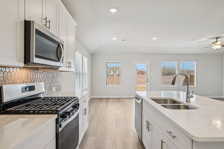 Furnished interior view inside a new home in Trails of Lavon - Signature Series, Lavon (Image 21).