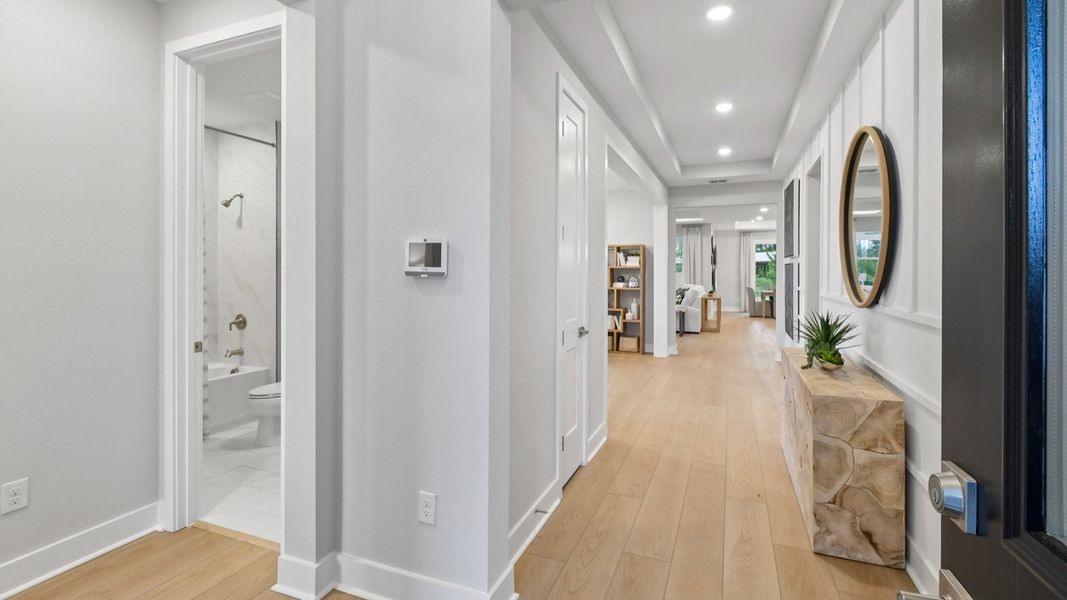 Representative furnished interior of a home built from the Marigold by DRB Homes in Ardisia Park, New Smyrna Beach (Image 7).