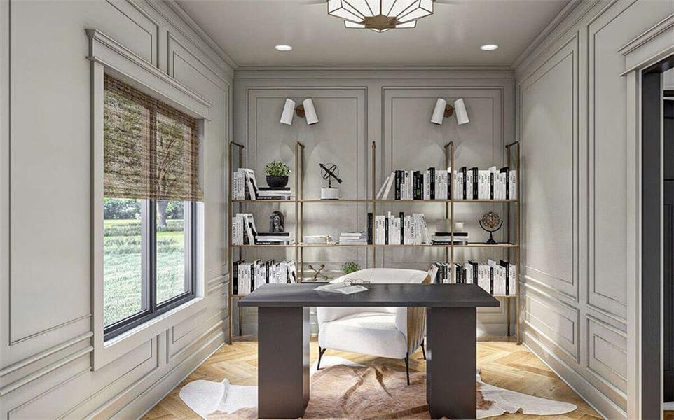 Furnished interior view inside a new home in , Marietta (Image 6).