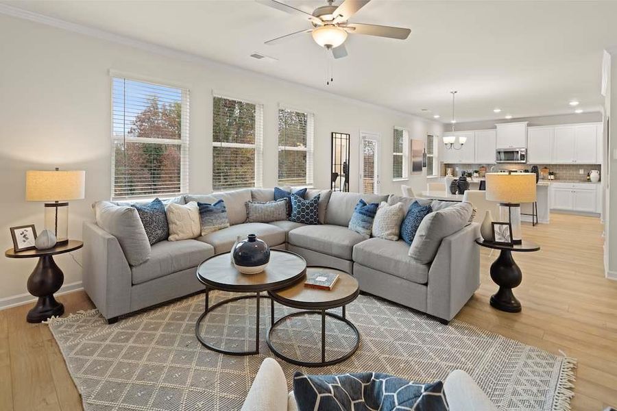 Furnished interior view inside a new home in Etowah Landing, Ball Ground (Image 32).