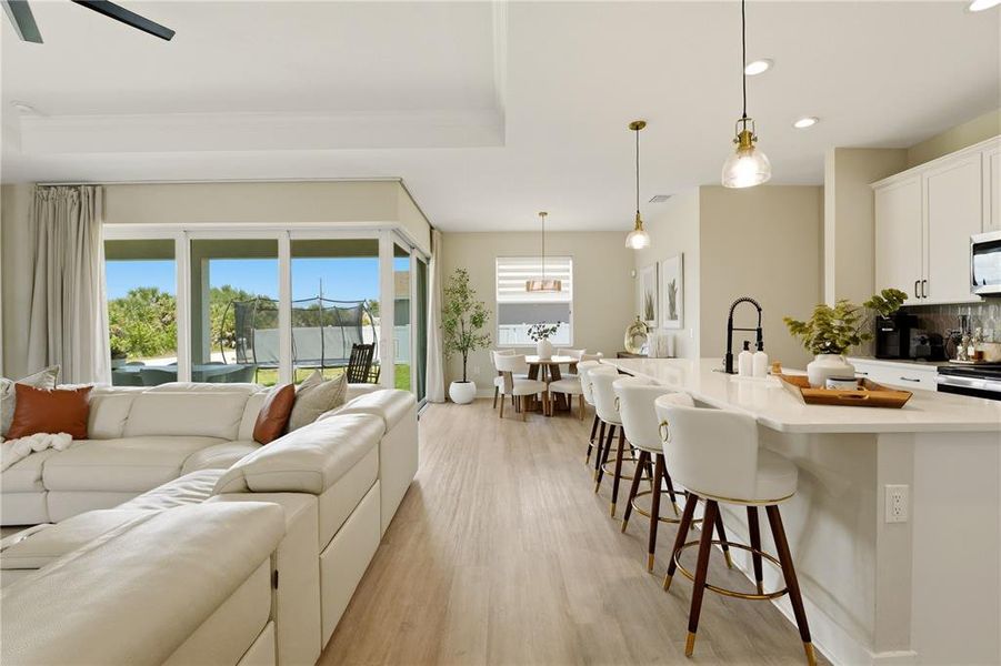 Furnished interior view inside a new home in , Port Charlotte (Image 13). Furnished interior view inside a new home in , Port Charlotte (Image 13).