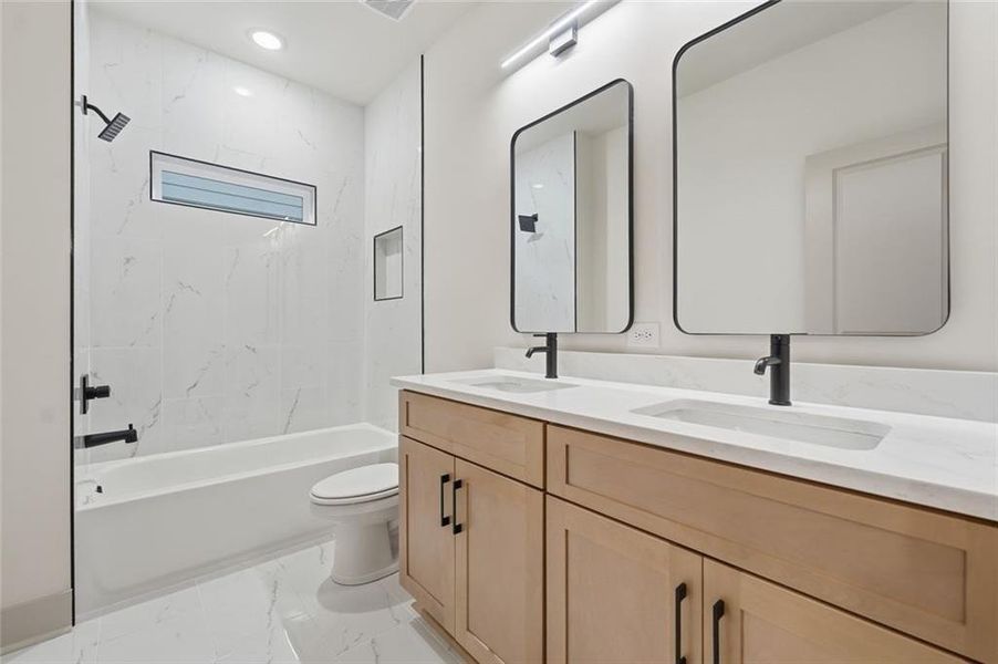 Furnished interior view inside a new home in , Athens (Image 10).