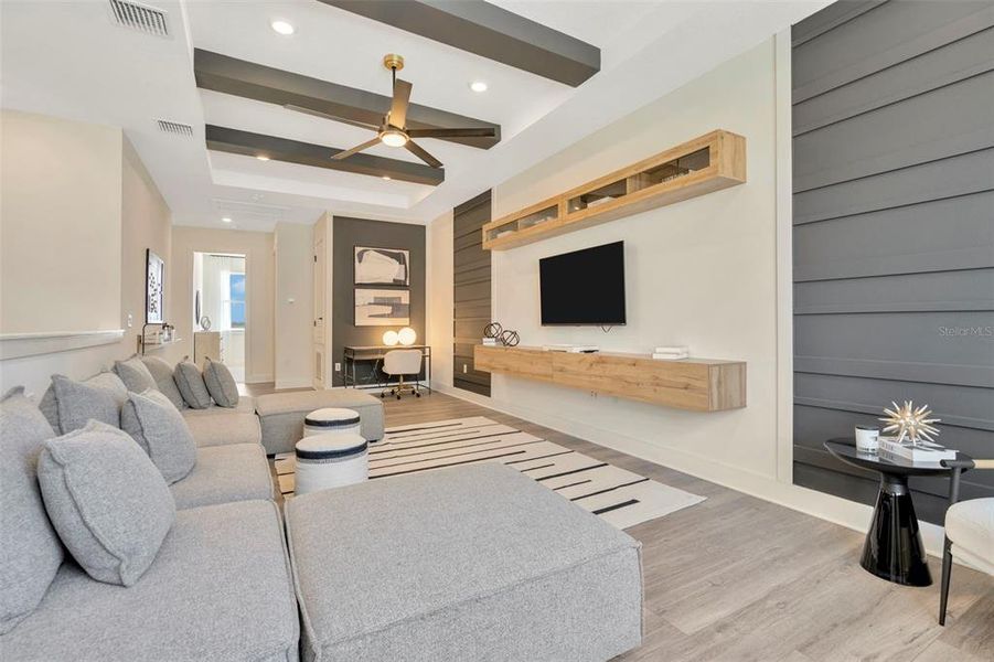 Furnished interior view inside a new home in Biscayne Landing at Seaire, Parrish (Image 24).