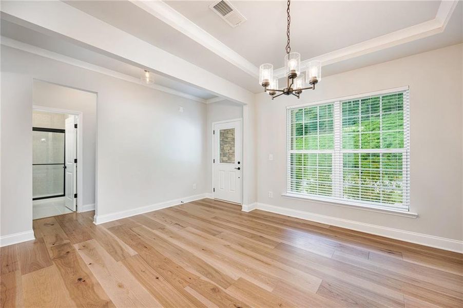 Spacious, unfurnished interior of a new home in Sierra Creek, Hoschton (Image 26). Spacious, unfurnished interior of a new home in Sierra Creek, Hoschton (Image 26).