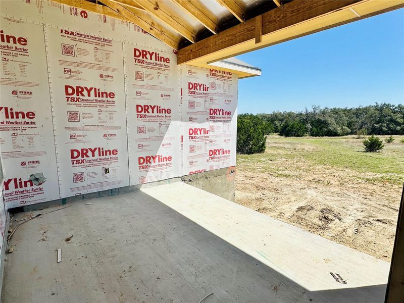 Rear Covered Patio