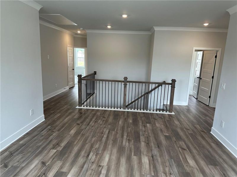 Spacious, unfurnished interior of a new home in Rosewood Lake Estates, Hoschton (Image 95).