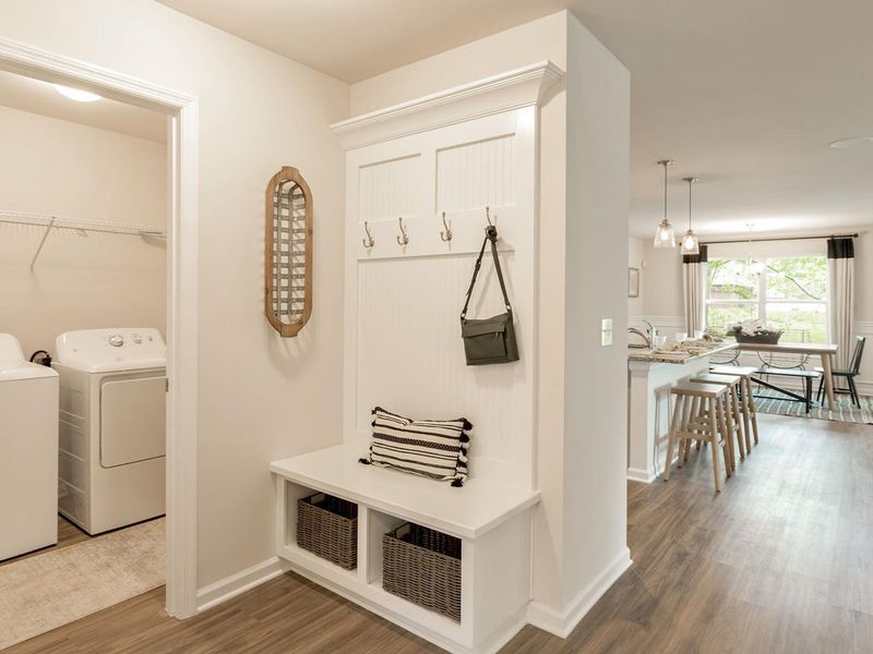 Representative furnished interior of a home built from the The Franklin D by Davidson Homes LLC in Bailey Park, Fayetteville (Image 5).