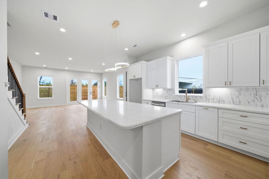 Furnished interior view inside a new home in , Houston (Image 9).