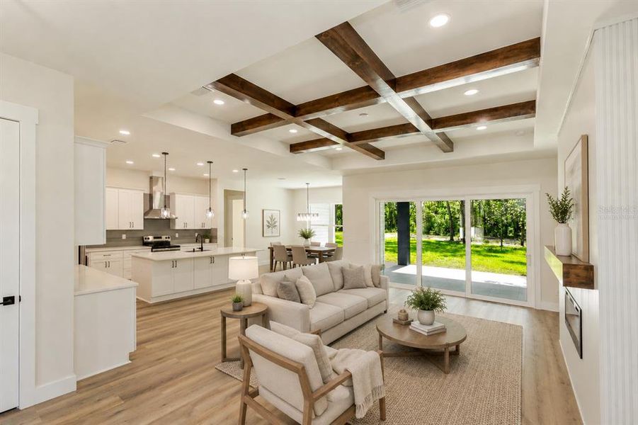 Furnished interior view inside a new home in , Weeki Wachee (Image 20).