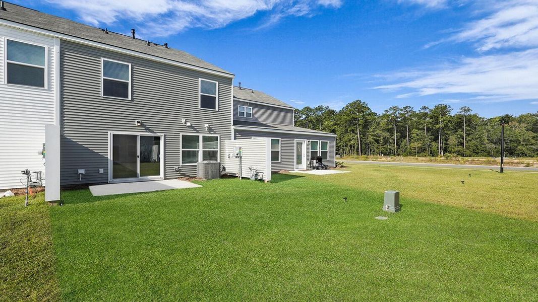 Exterior details and patio area of a home in , Summerville (Image 21). Exterior details and patio area of a home in , Summerville (Image 21).