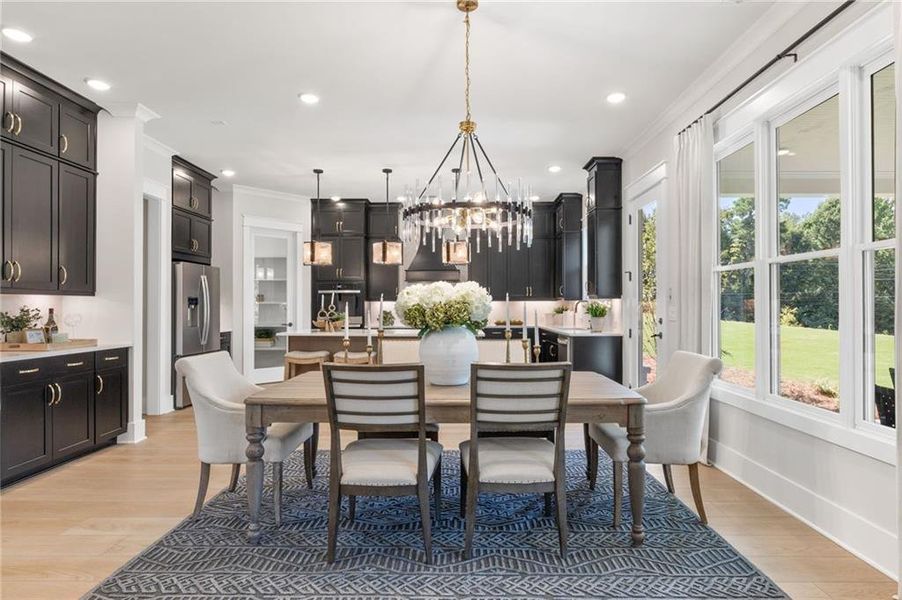 Furnished interior view inside a new home in The Tillery, Marietta (Image 33).