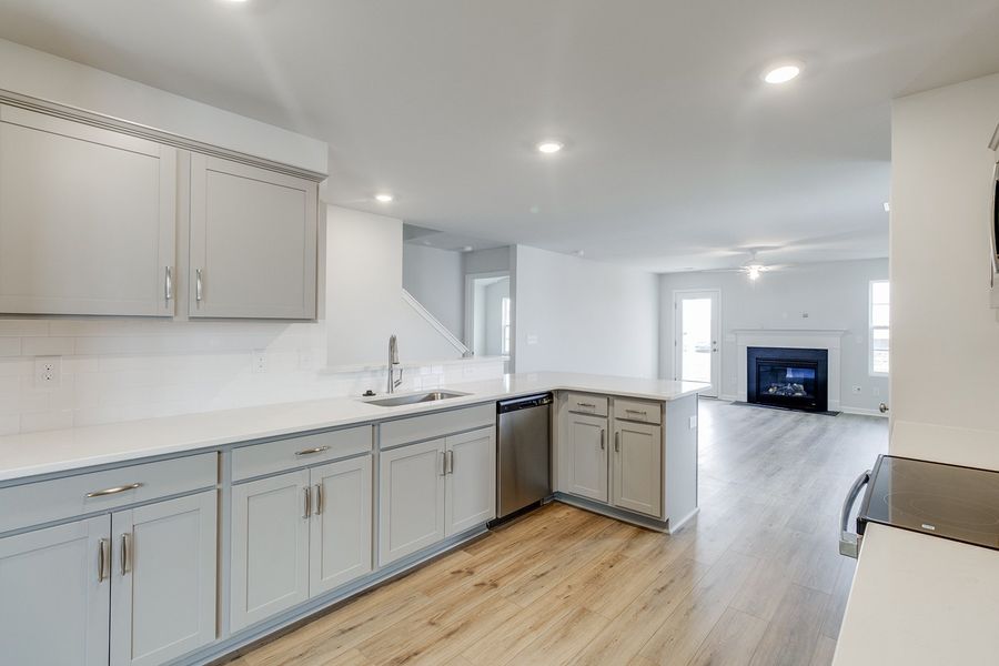 Furnished interior view inside a new home in Winston Point, Gilbert (Image 7).