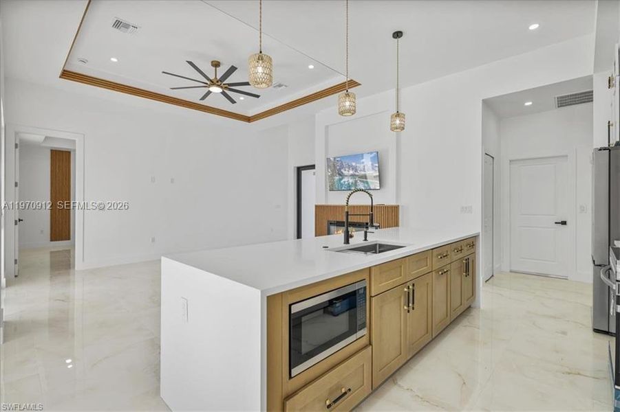 Furnished interior view inside a new home in , Lehigh Acres (Image 10).