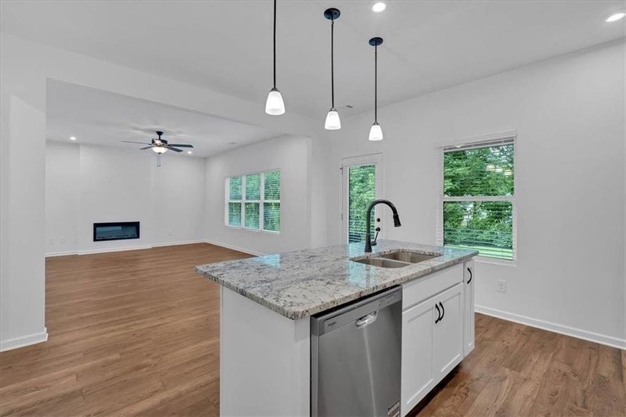 Furnished interior view inside a new home in Meadow Pines, Dallas (Image 7).