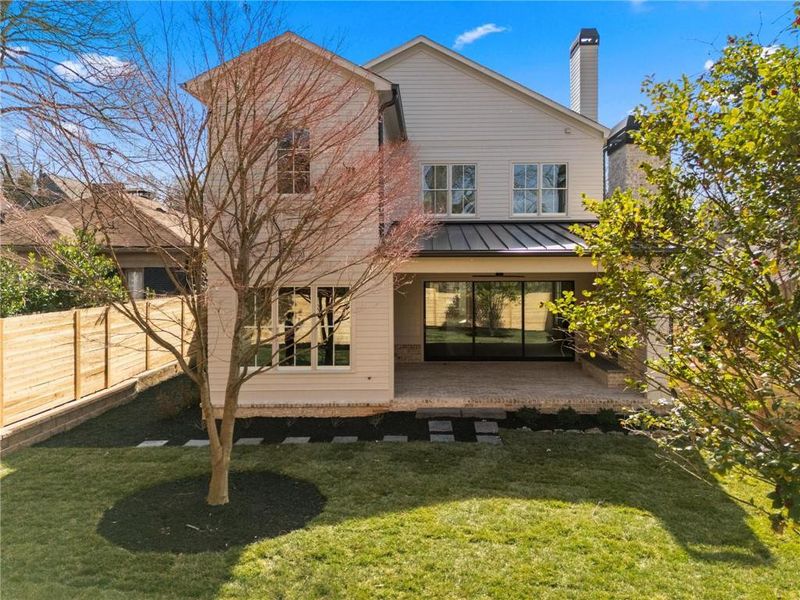 Exterior details and patio area of a home in , Atlanta (Image 3).