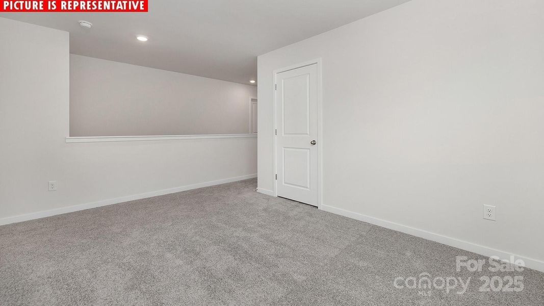 Spacious, unfurnished interior of a new home in Cardinal Creek, Charlotte (Image 17).