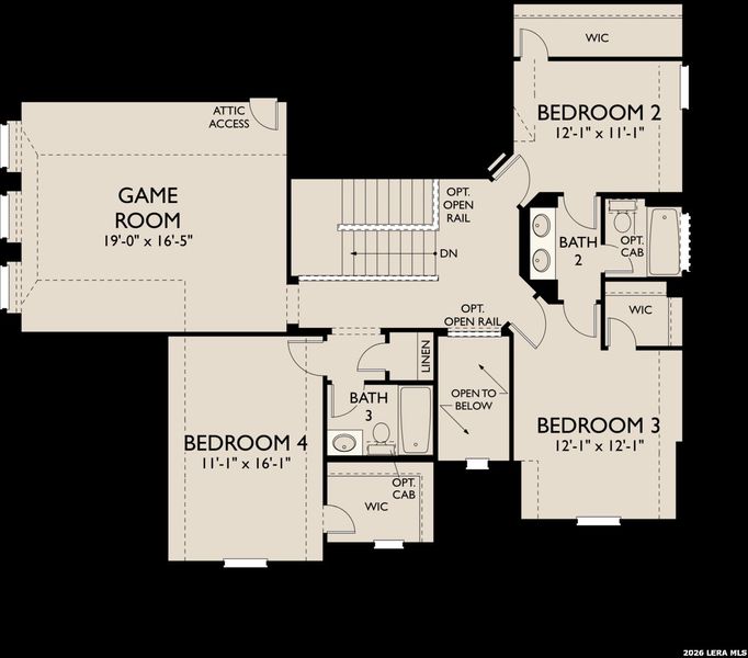 2D floor plan layout of this home in , Schertz, TX (Image 2). 2D floor plan layout of this home in , Schertz, TX (Image 2).
