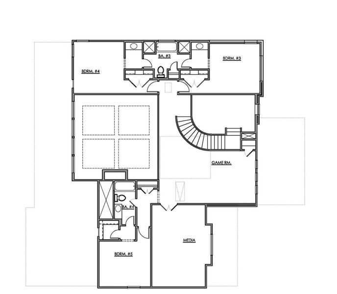 2D floor plan layout of this home in Leander Estates, Leander, TX (Image 3). 2D floor plan layout of this home in Leander Estates, Leander, TX (Image 3).