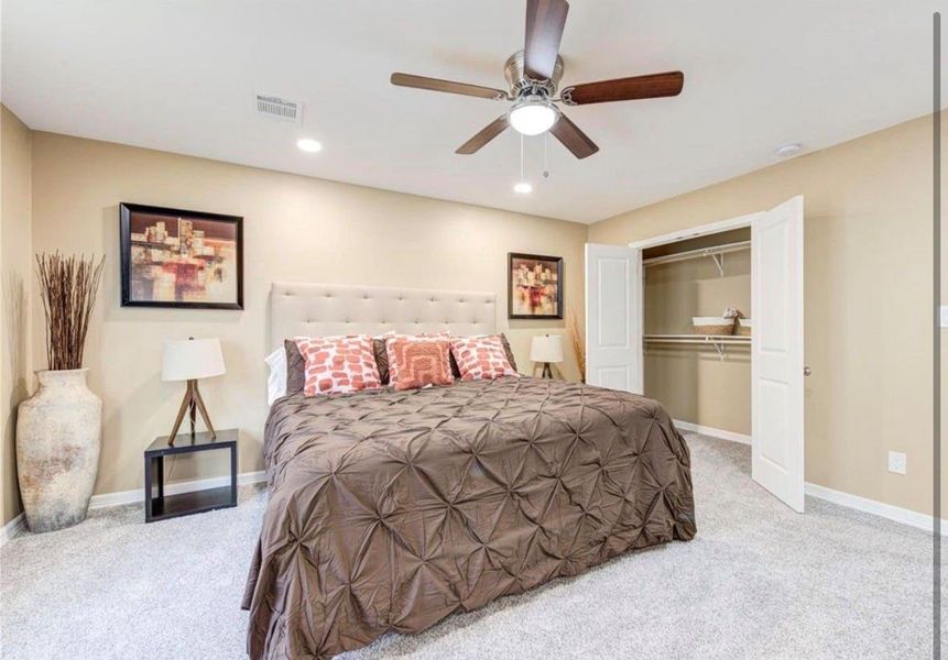 Furnished interior view inside a new home in , Houston (Image 9).
