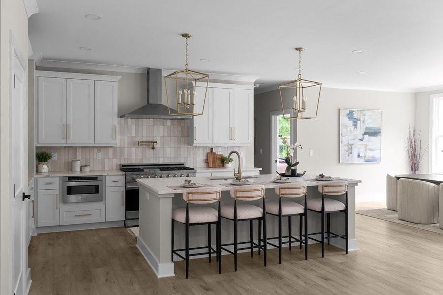 Furnished interior view inside a new home in , Lilburn (Image 31).