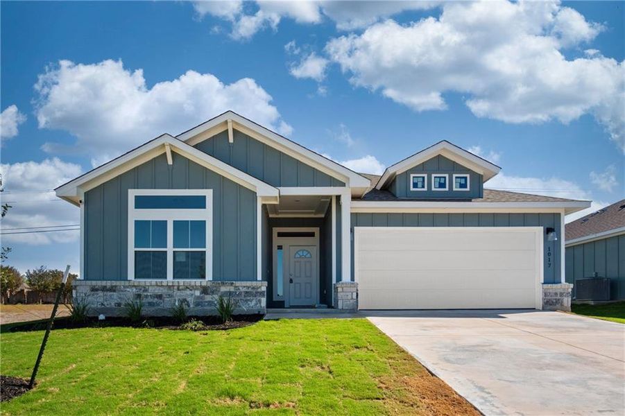 Front exterior of a new home in , Temple, TX, highlighting curb appeal (Image 13). Front exterior of a new home in , Temple, TX, highlighting curb appeal (Image 13).