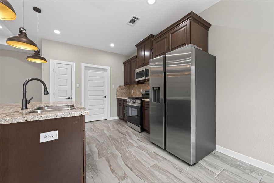 Furnished interior view inside a new home in , Cleveland (Image 10).