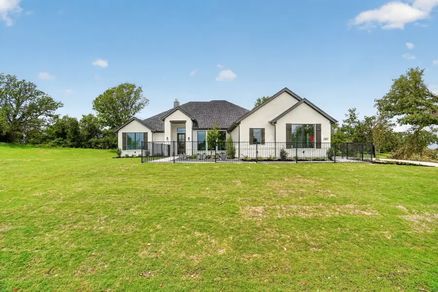 Representative exterior photo of a completed home built from the Wichita by Cheldan Homes in Arbor Oaks, Boyd, TX (Image 28).