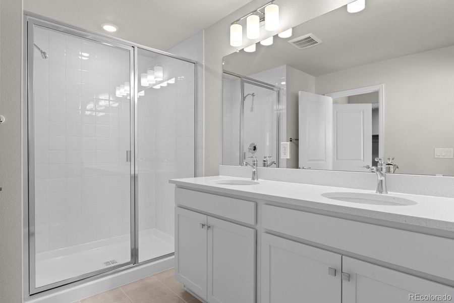 Furnished interior view inside a new home in The Villas Collection at Sterling Ranch, Littleton (Image 9).