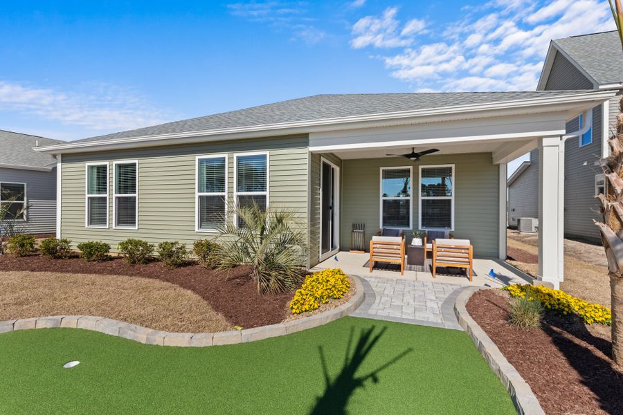 Representative exterior details of a home built from the The Redbud by Chesapeake Homes in Coastal Club of the Carolinas, Calabash (Image 3).