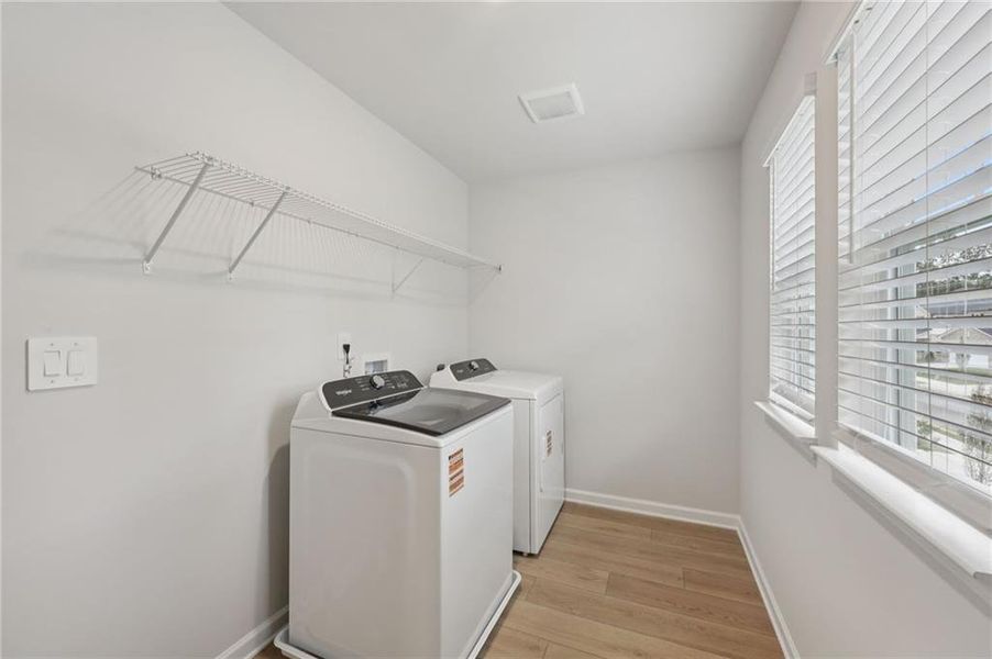 Furnished interior view inside a new home in Westmont Preserve, Powder Springs (Image 12).