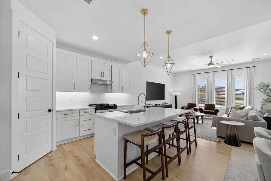 Furnished interior view inside a new home in , Dallas (Image 26). Furnished interior view inside a new home in , Dallas (Image 26).