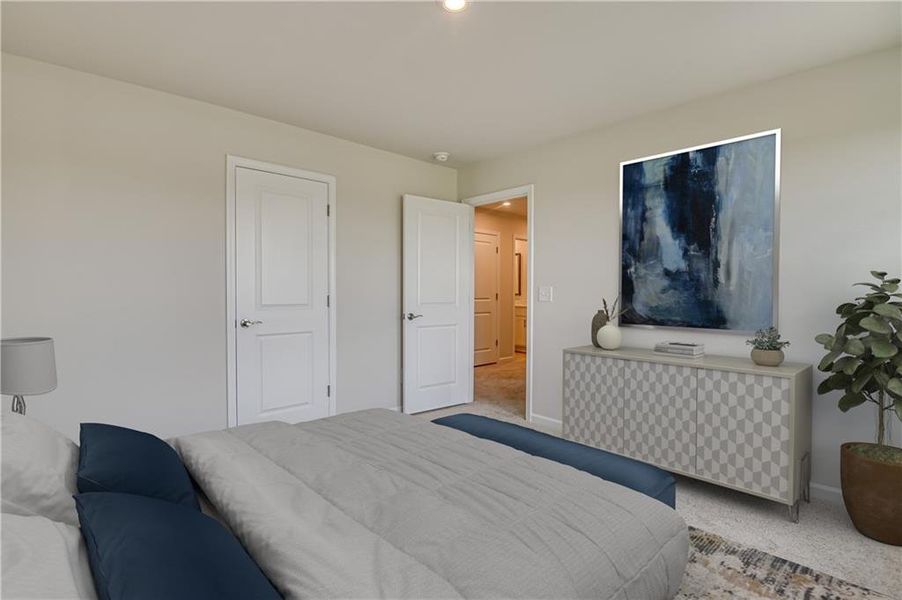 Furnished interior view inside a new home in Annsbury Park, Lilburn (Image 11).