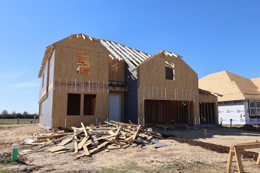 Two story home with 4 bedrooms, 3.5 baths, and 2 car garage.