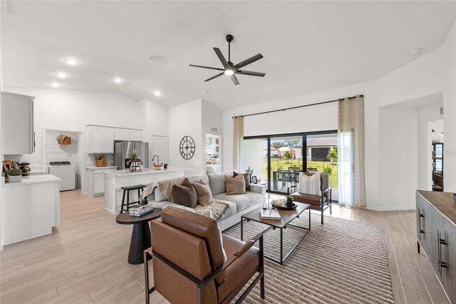 Furnished interior view inside a new home in , Citrus Springs (Image 8).