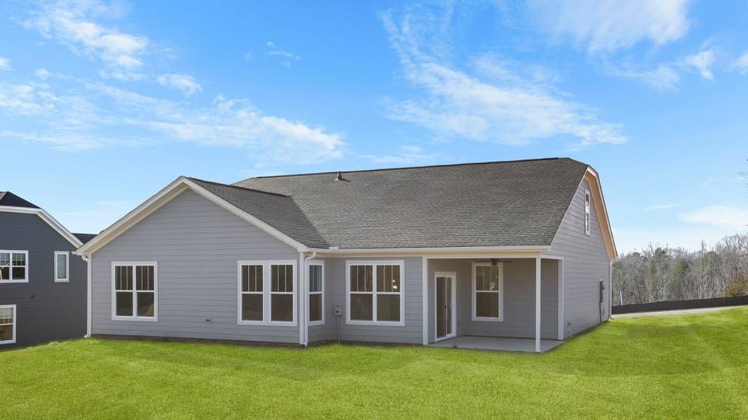 Exterior details and patio area of a home in Alder Pond, Campobello (Image 17).