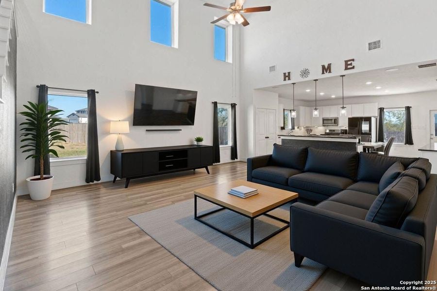 Furnished interior view inside a new home in Hickory Ridge, Elmendorf (Image 12).
