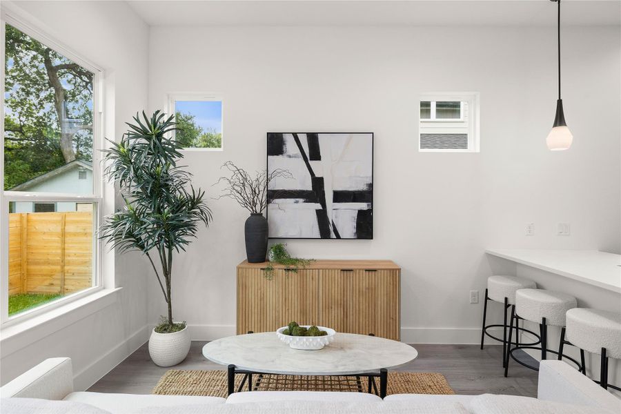 Furnished interior view inside a new home in , Austin (Image 10).