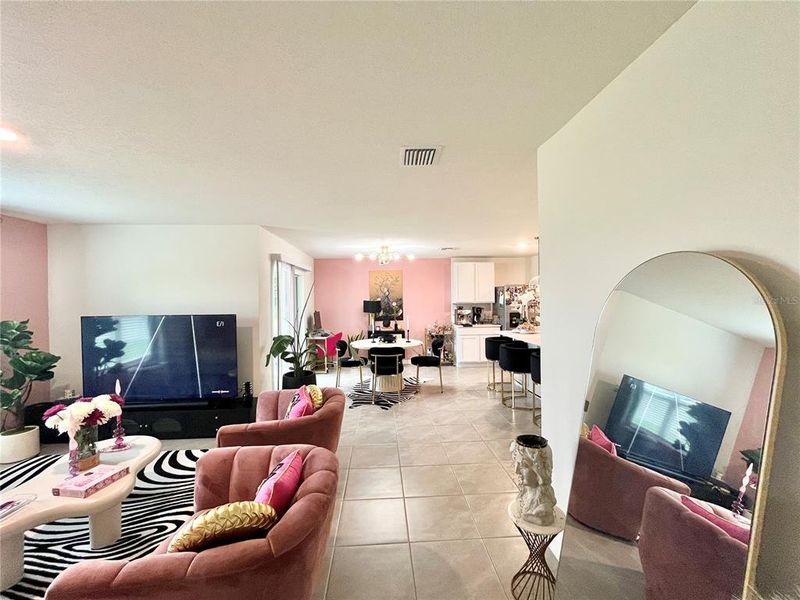 Furnished interior view inside a new home in Ocala Crossings South, Ocala (Image 15).