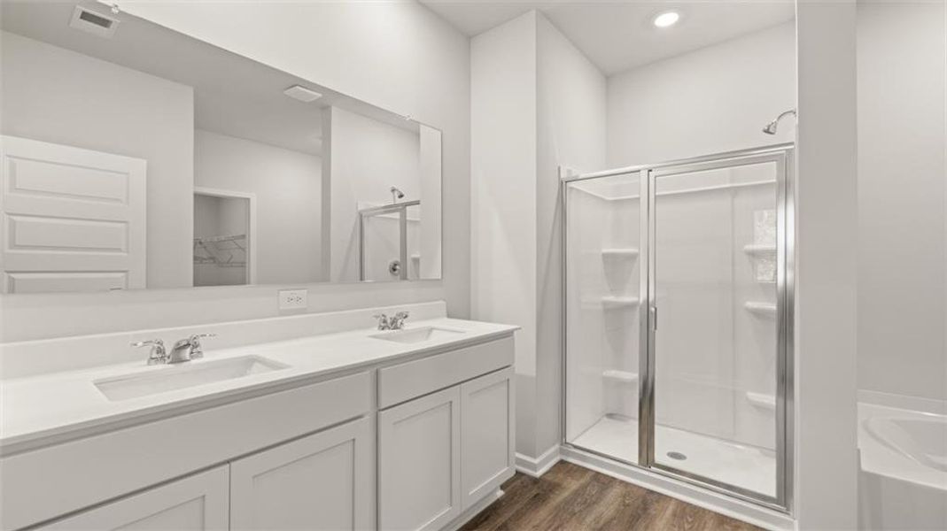 Furnished interior view inside a new home in Cedar Ridge - Locust Grove Station, Locust Grove (Image 10).