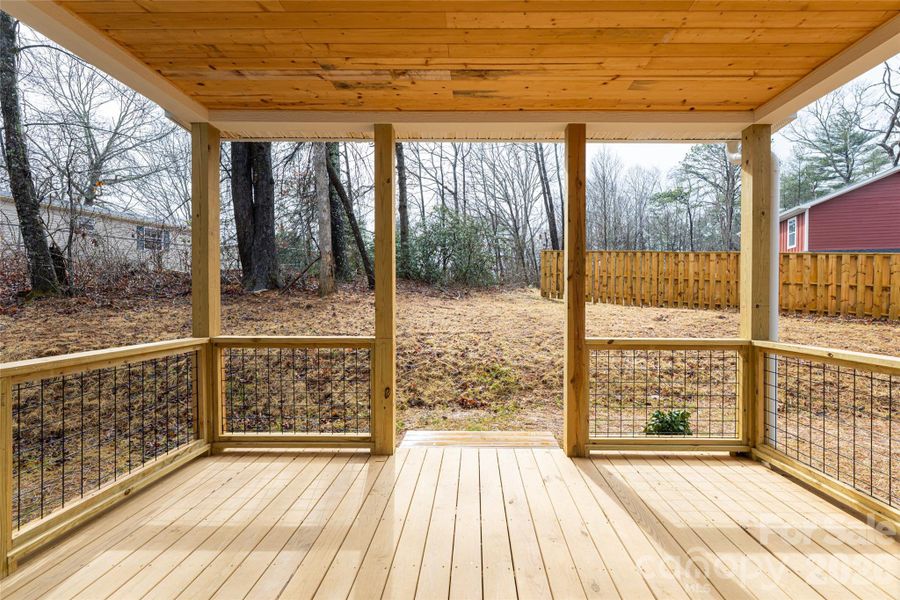 Exterior details and patio area of a home in , Fairview (Image 26).