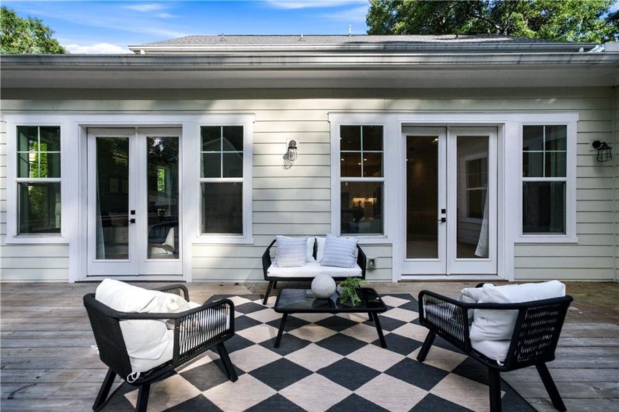 Exterior details and patio area of a home in , Decatur (Image 37).